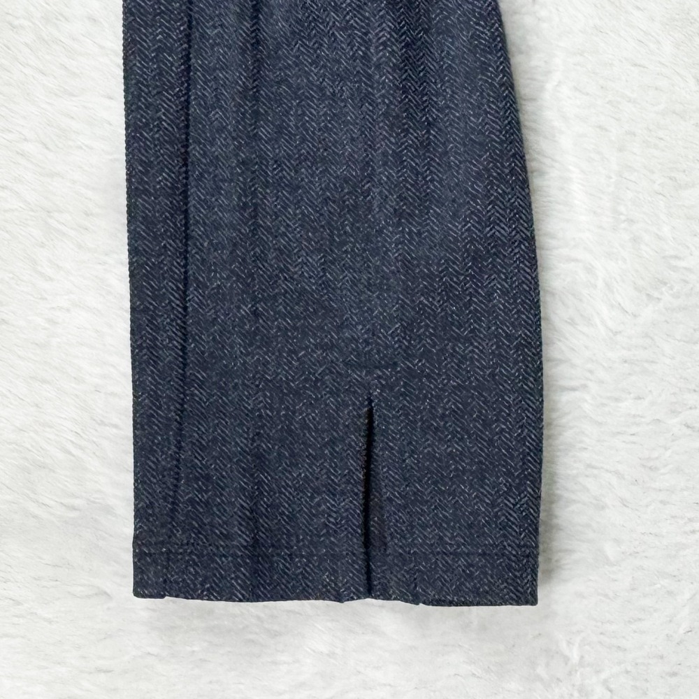 Athleta Mercer Herringbone Tight Small NWT High Rise Pocket Navy Blue #353504-02 - Picture 10 of 15